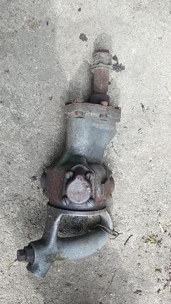 Antique pneumatic air drill