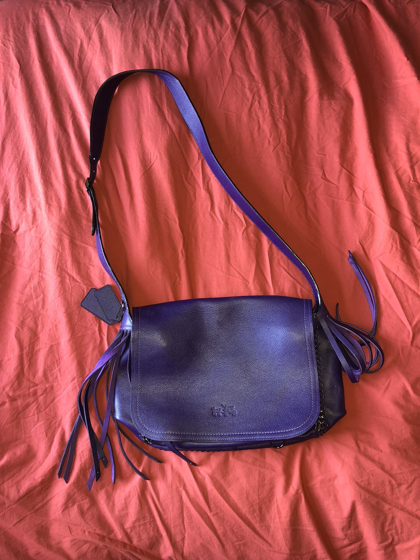 Vintage Leather Coach Bag!