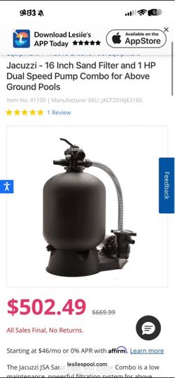 Pool filter