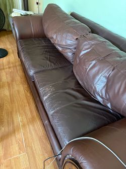 Free used leather sofas