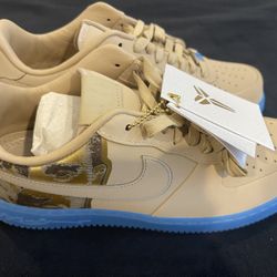 Kobe Bryant Air Force 1 Protro Linen Brand New Size 10.5 Men