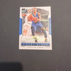 2014-15 Panini Donruss Court Kings #38 Stephen Curry Warriors Basketball Card
