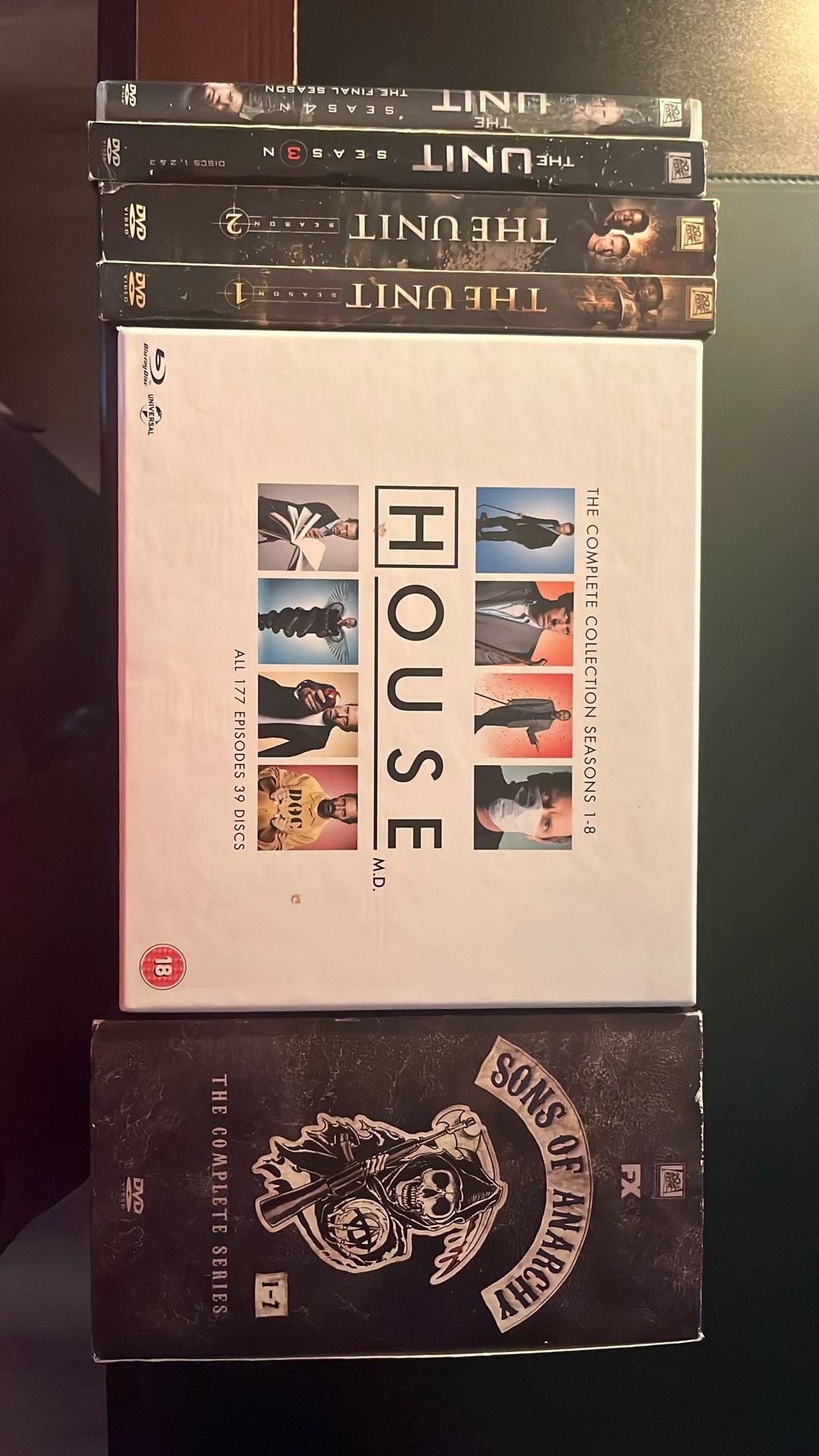 3 TV Series House, Sons Of Anarchy, The Unit