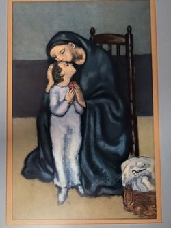 Framed Mother and Child Art Print