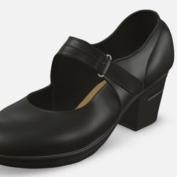 (2) Clarks Women's Emslie Lulin Black Leather Pump Size 7.5 $30 Each