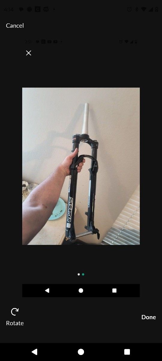 Suntour 100mm Airshock Bicycle Suspension Fork