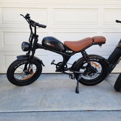 750W Electric Bike Emoko C93 – 45 Mile Range – Fat Tire – Like New 