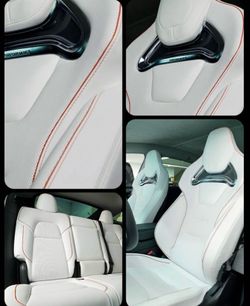 Tesla Model 3/Y White Seats