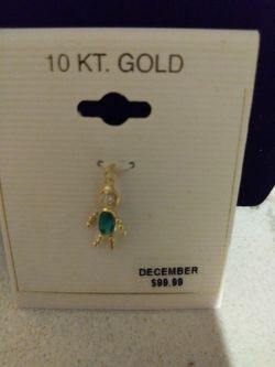 10 karat gold charm