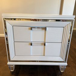 Modern Mirrored Nightstand