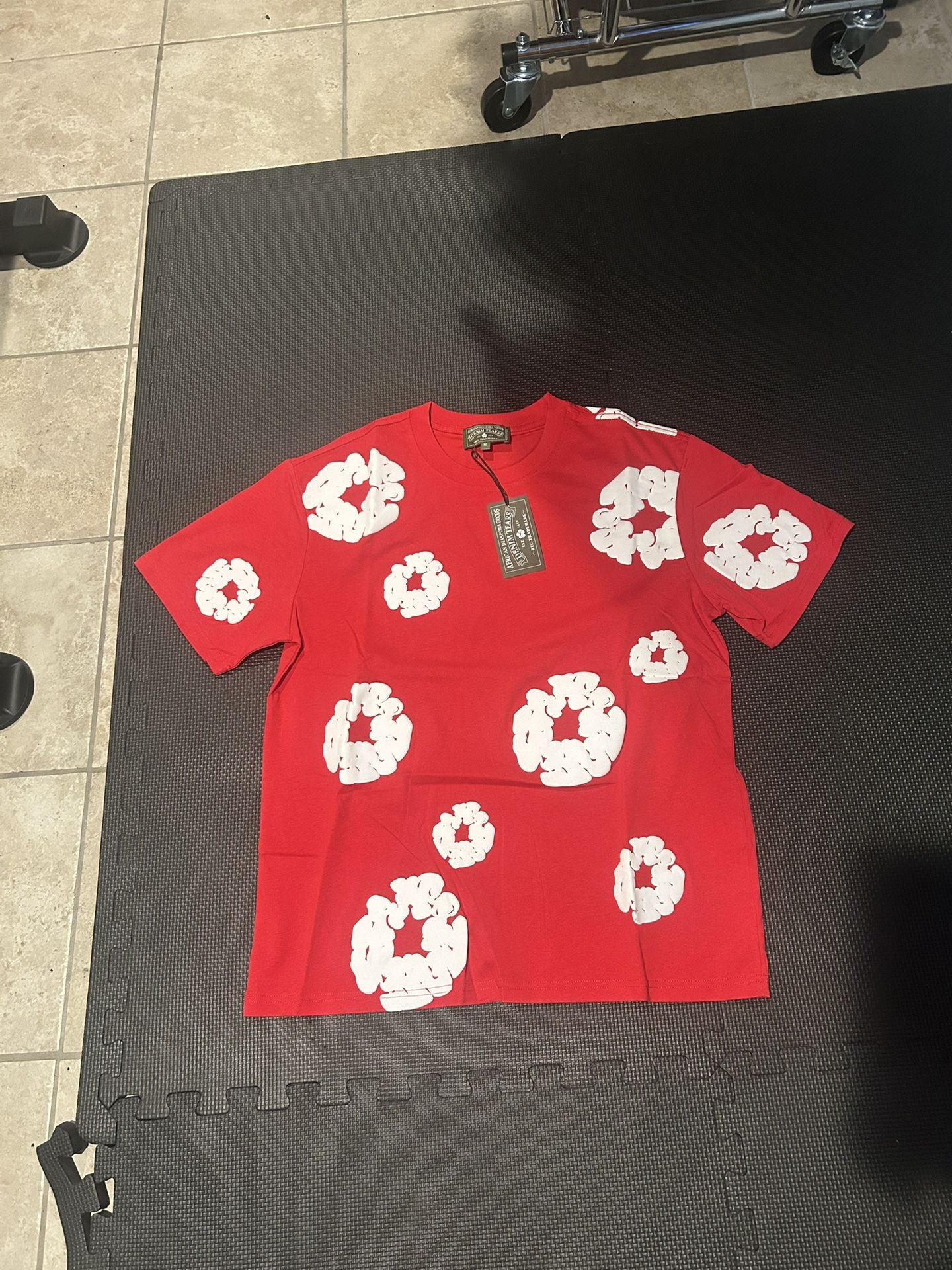 Red Denim Tears Tee (medium)