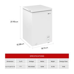 Brand new 3. 5 cuft chest freezer 
