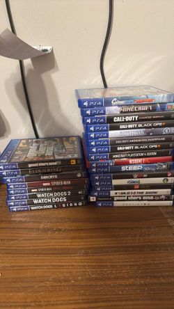 Selling PS4 games (GTA 5, Elden ring, Watch Dogs 1-3, COD, Mimecraft, Naruto storm 1-3, Dragon Ball Xenoverse 2, Shinobi Striker, Jojo eyes of heaven)