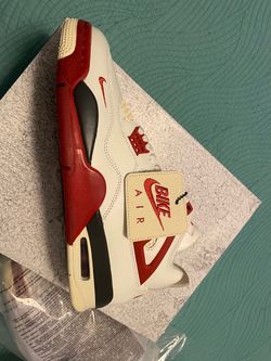 Jordan 4 x Nigel Sylvester “Brick After Brick” – Sail/Cinnabar – Size 11 – BRAND NEW