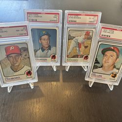 1973 Topps Baseball PSA Card Collection 