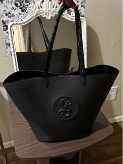 SAM AND LIBBY BLACK TOTE BAG PURSE
