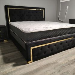 Brand New Bedframe With Orthopedic Matt Set Queen: $499 King: $699