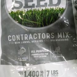 Contractor Mix Grass Seed Never Opened