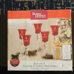 Better Homes & Gardens Set Of 5 Votive Candle Holders