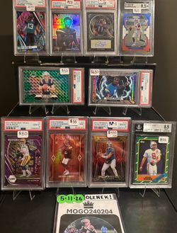 NFL Cards Big and Small