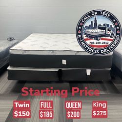 TWIN, FULL, QUEEN,  and KING MATTRESS SALE