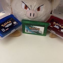 Pokémon GBA Emerald/Ruby/Sapphire  3 Pack Or Singles!!