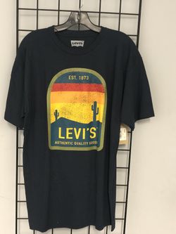Levi’s t-shirt crewneck navy regular fit L