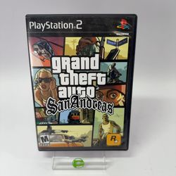 Grand Theft Auto San Andreas (Sony PlayStation 2 PS2, 2004)