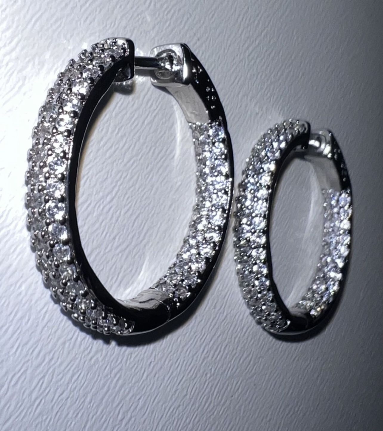 Crystal Hoop Earrings