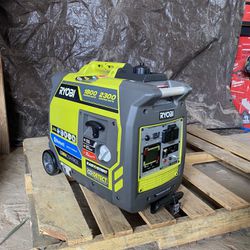 RYOBI 2,300-Watt Recoil Start Bluetooth Super Quiet Gasoline Powered Digital Inverter Generator with CO Shutdown Sensor