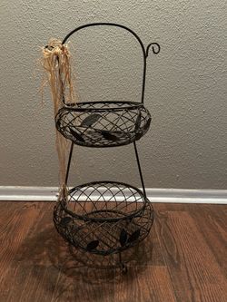 2 Tier Metal Baskets