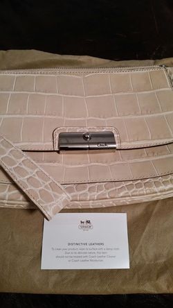 Coach clutch purse