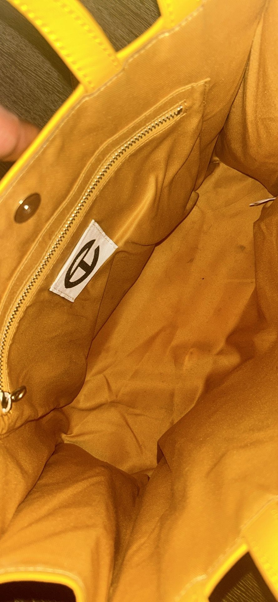 Large Yellow Leather Telfar Bag 