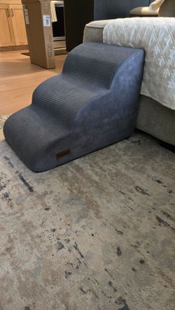 Gray Foam Pet Steps