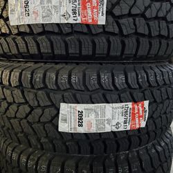 (4) 265/70r17 Summit A/T Tires 265 70 17 Inch AT