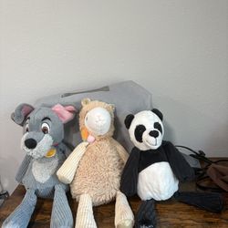 3 Scentsy Plush Toys 