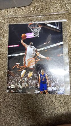 Dwyane Wade Signed Photo