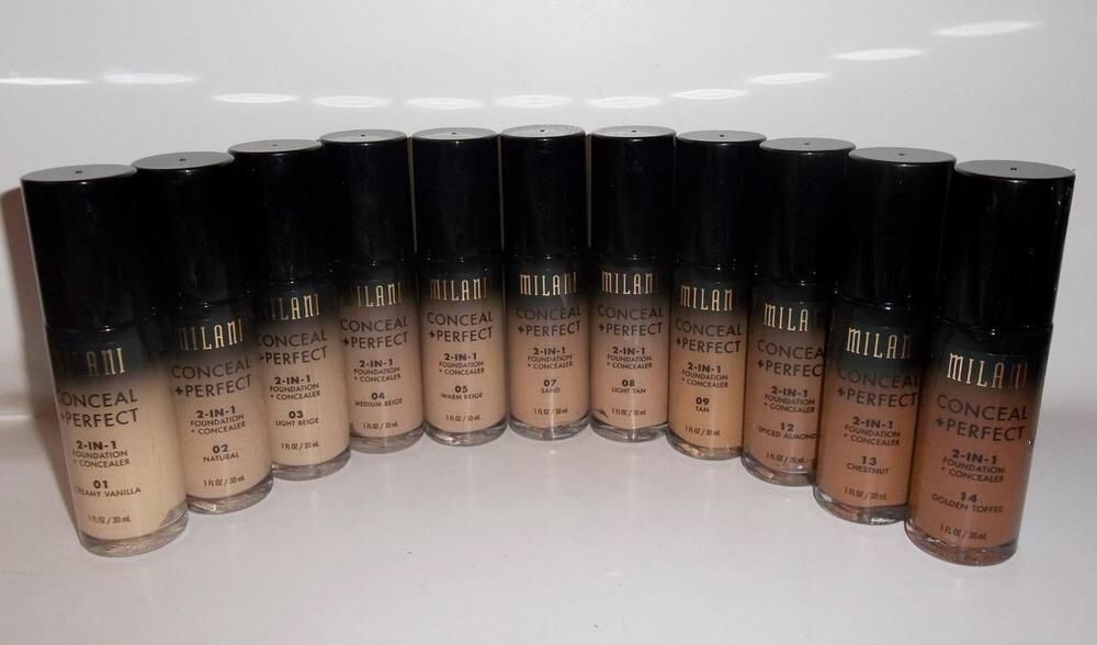 New Milani conceal perfect 2in1 foundations