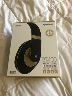 BT400 premium stereo headphones