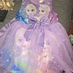 Frozen Anna Elsa Tutu Dress