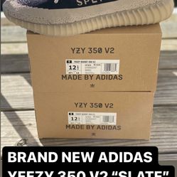 BRAND NEW ADIDAS YEEZY 350 V2 “SLATE” FOR SALE!!! MEN SIZE 12.5 $285