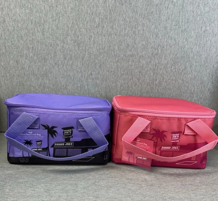 Set With 2 Trader Joe's Mini insulated Bags