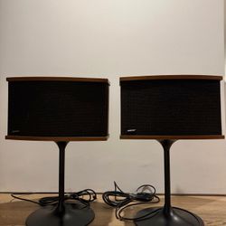 Bose 901 with EQ + Tulip Stands