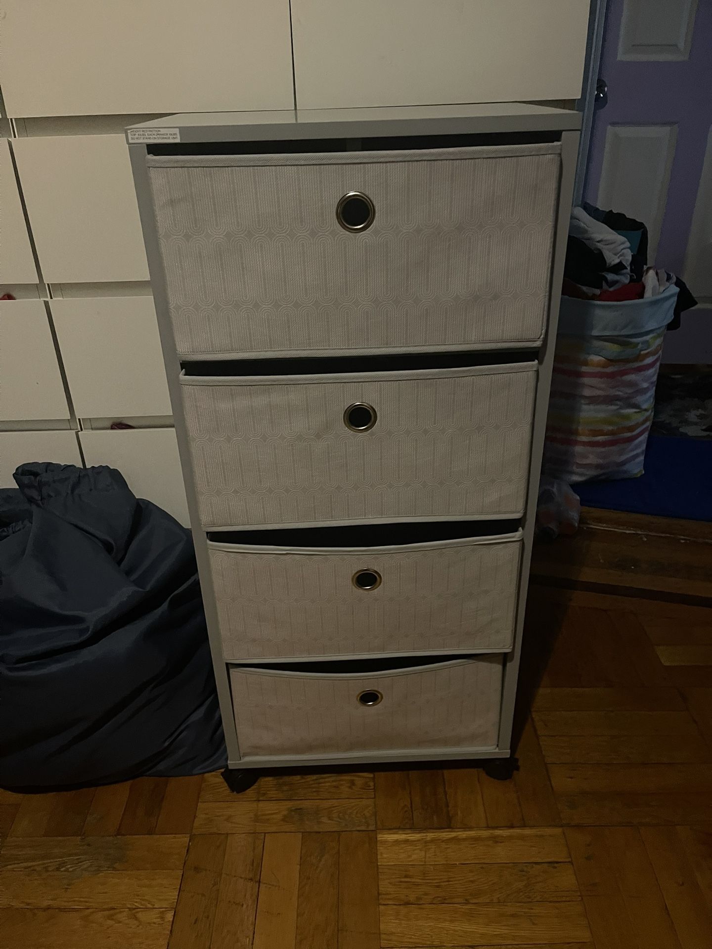 4-drawer storage tower