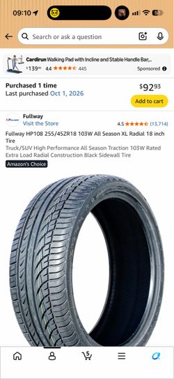 Fullway HP108 255/45ZR18 All Season Radial Tire