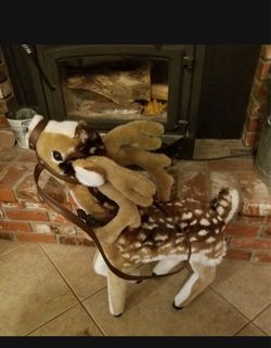 RARE Large Christmas 🎄 Reindeer 29” tall x 26” Very Clean kept inside