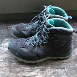 Women's Vasque Mesa Trek UltraDry Ebony/Baltic Waterproof Hiking Boots Size 8M