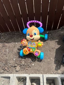 Jogging stroller and walker toy