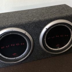 speakers punch rockford 12”