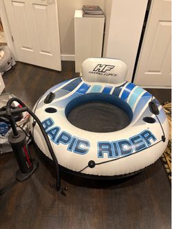 2 Single person inflatable tubes